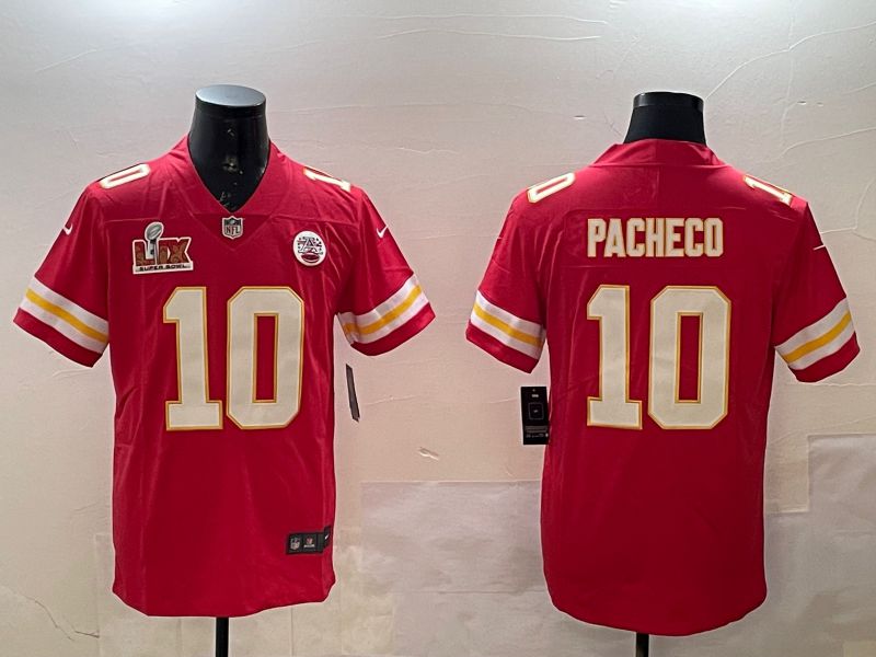 Men Kansas City Chiefs 10 Pacheco Red Second generations 2025 Nike Limited NFL Jersey style 5